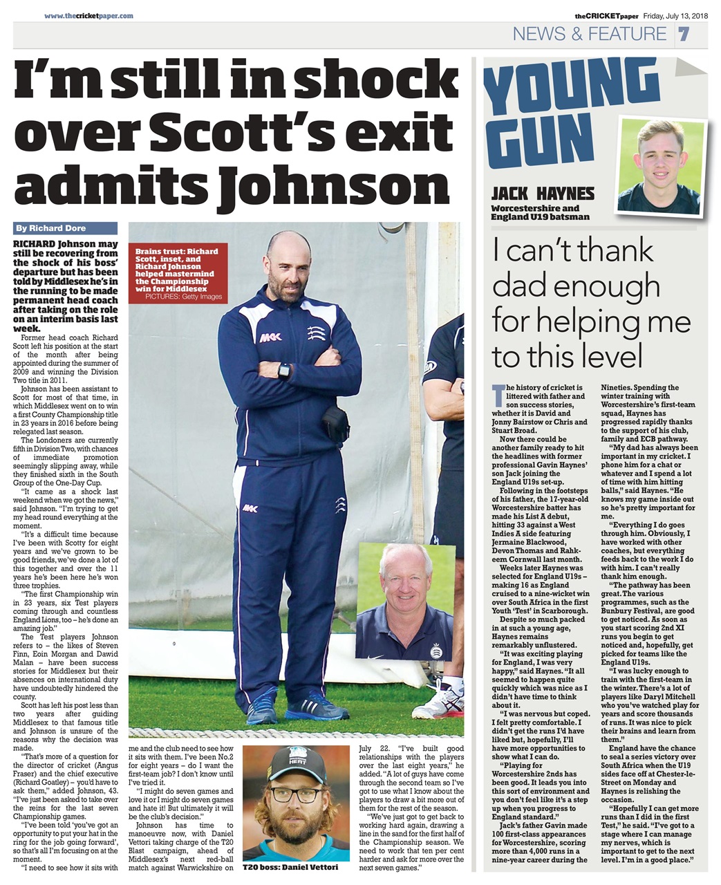 The Cricket Paper Preview Pages