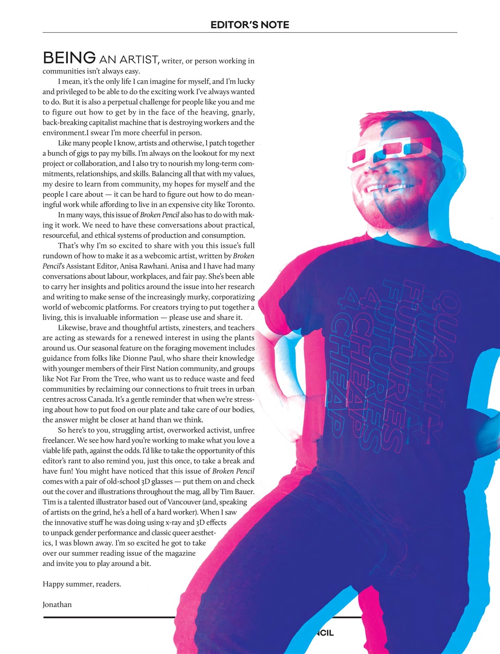 Broken Pencil Preview Pages