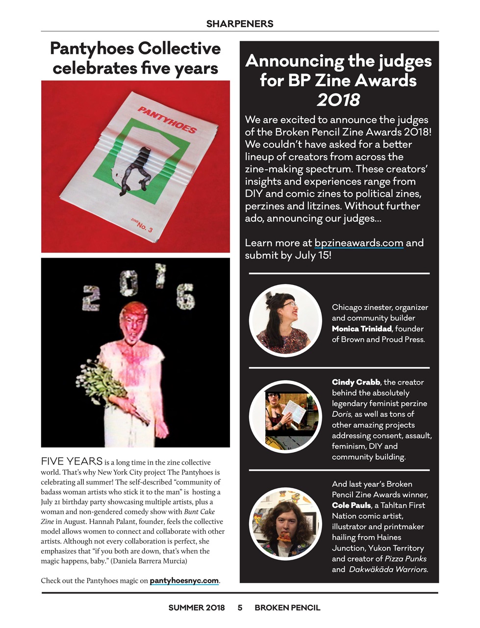 Broken Pencil Preview Pages