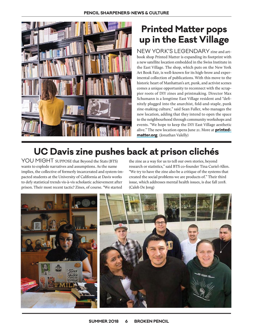 Broken Pencil Preview Pages