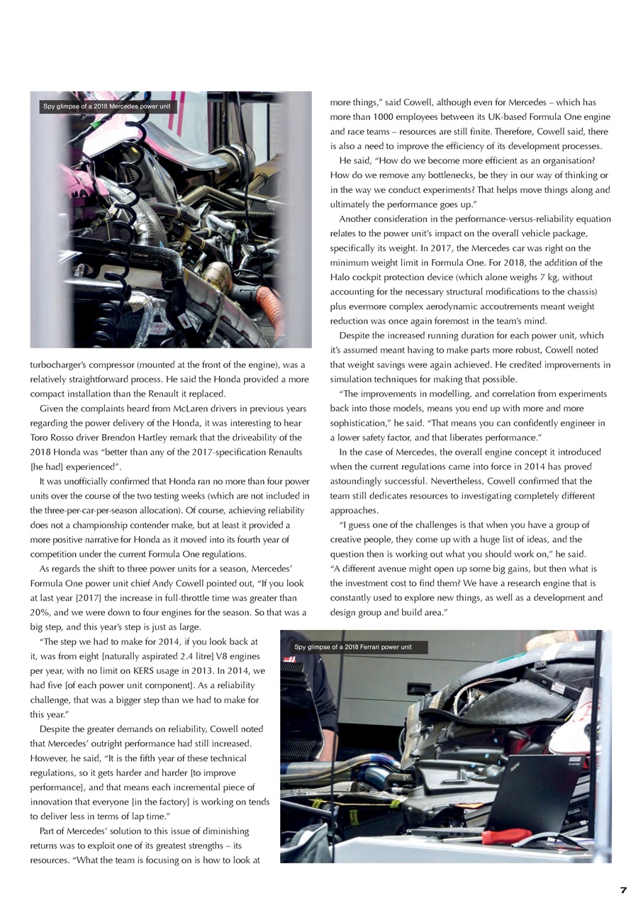 Race Engine Technology Preview Pages