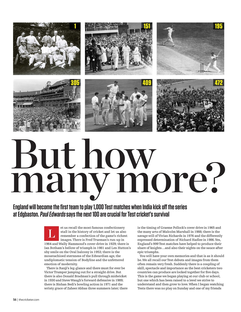 The Cricketer Magazine Preview Pages