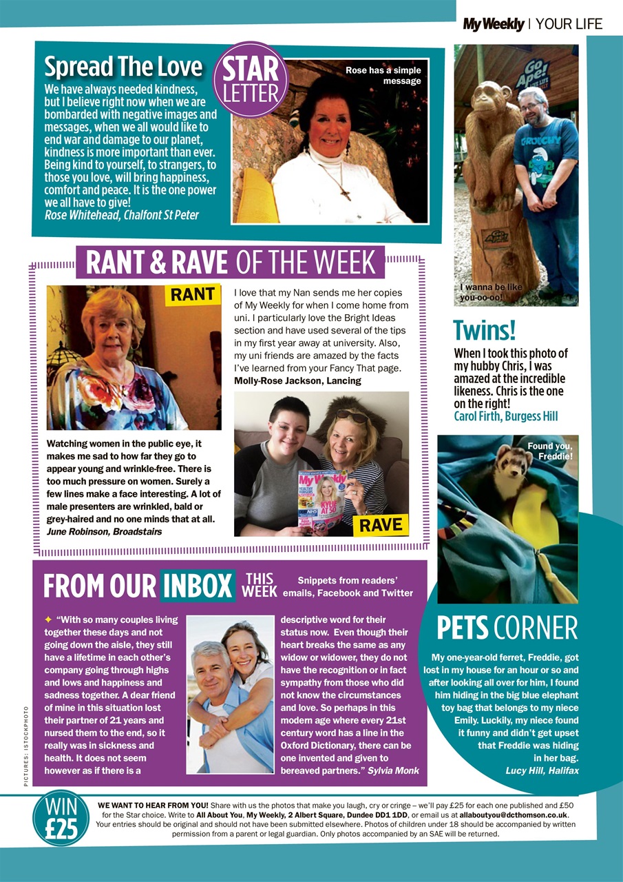 My Weekly Preview Pages