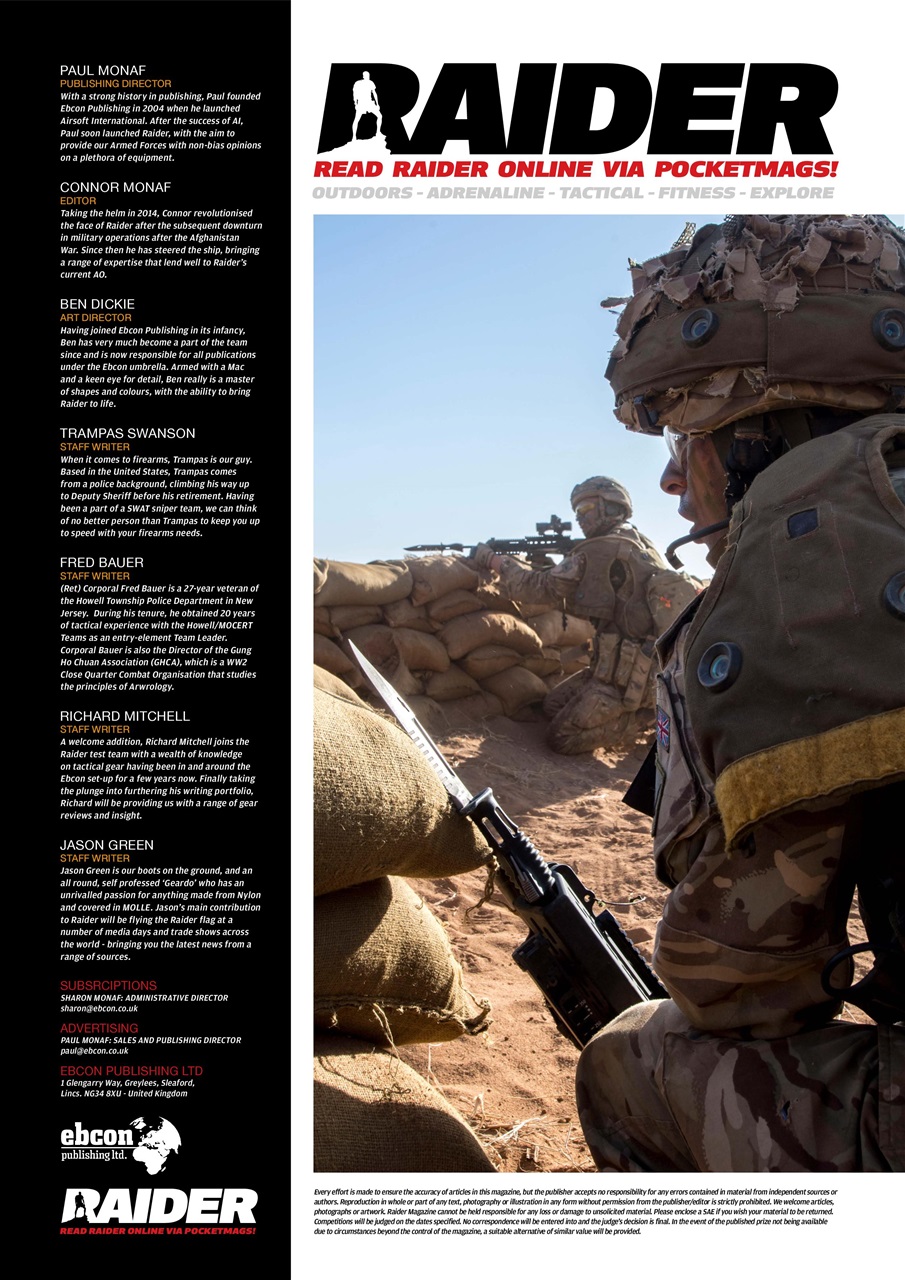 Raider Preview Pages