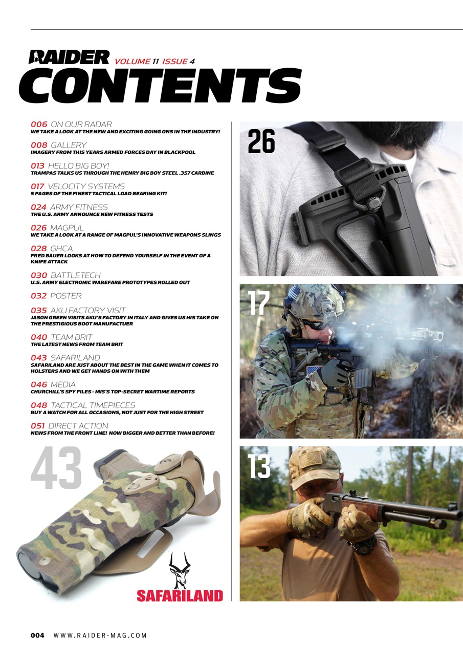 Raider Preview Pages