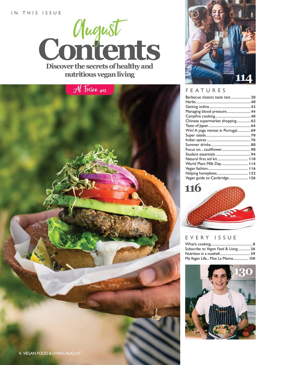 Vegan Food & Living Magazine Preview Pages