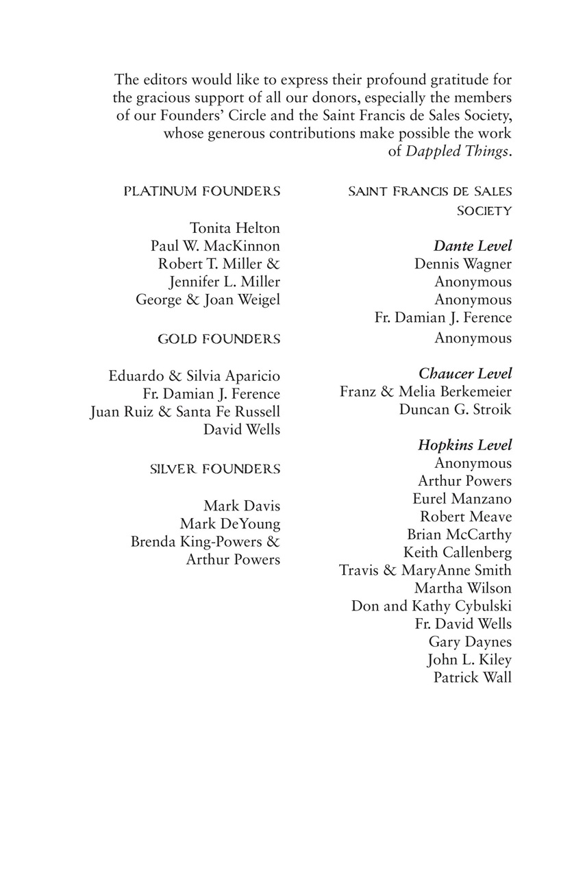 Dappled Things Preview Pages