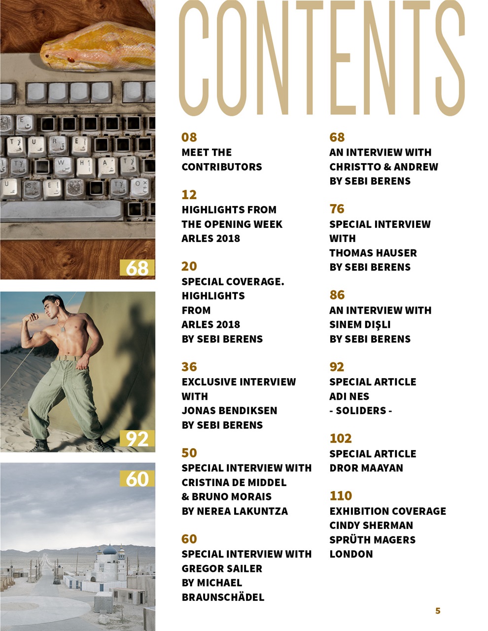 Lens Magazine Preview Pages