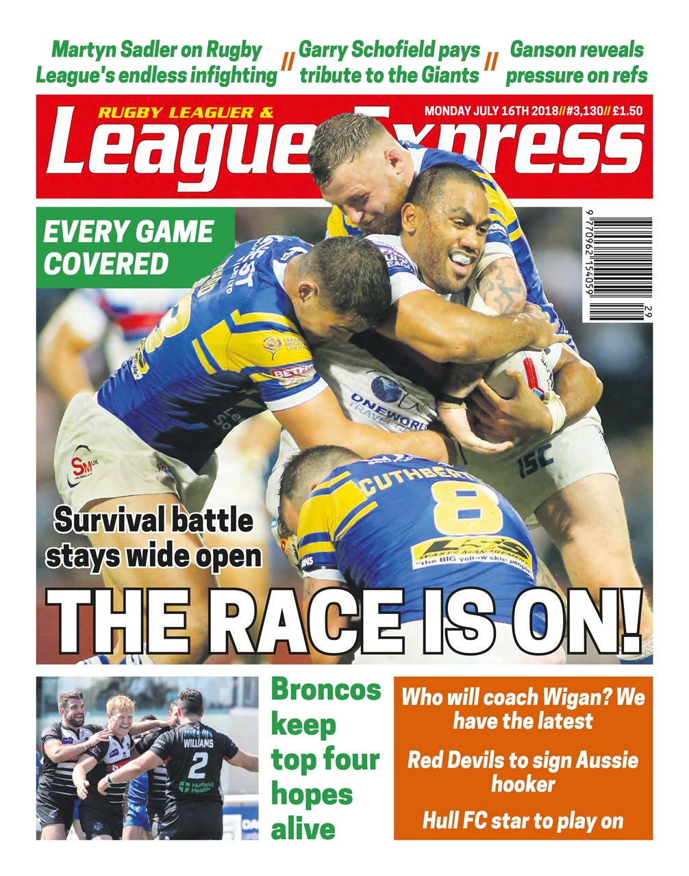 League Express Preview Pages
