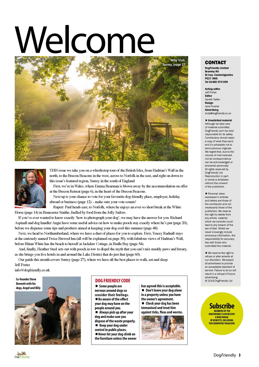 Dog Friendly Preview Pages