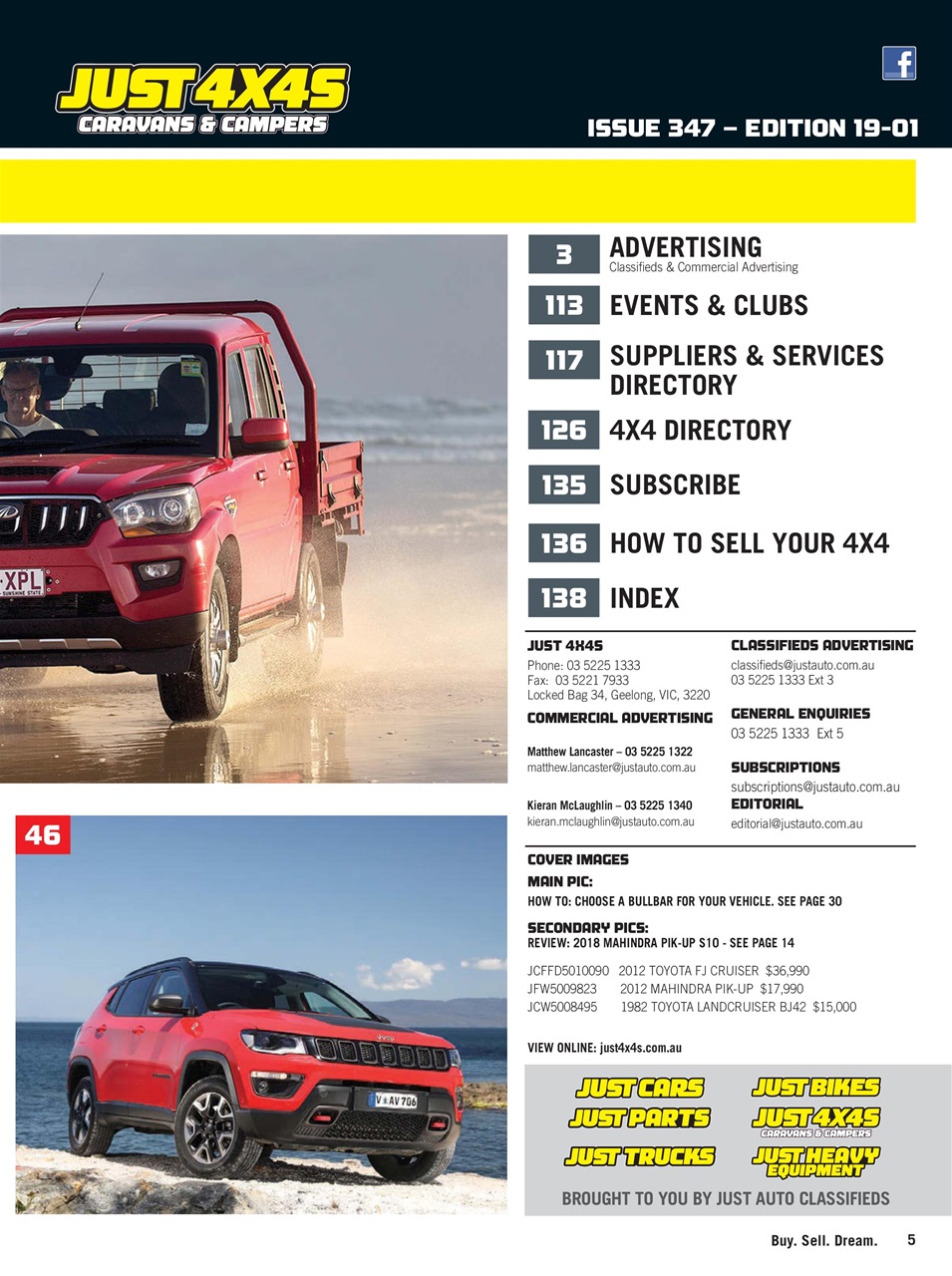 JUST 4X4S Preview Pages