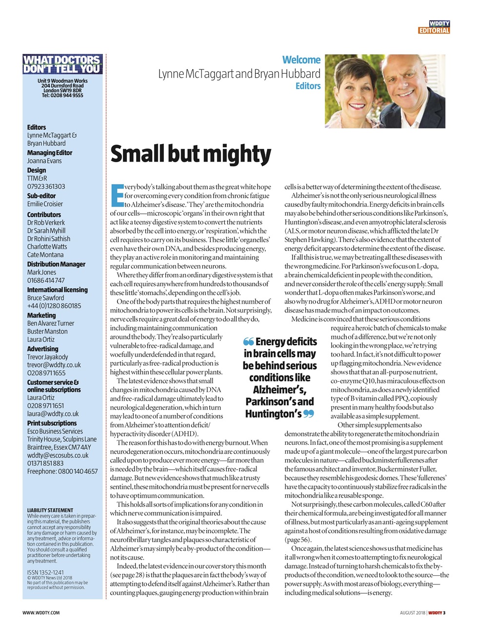 What Doctors Don't Tell You Preview Pages