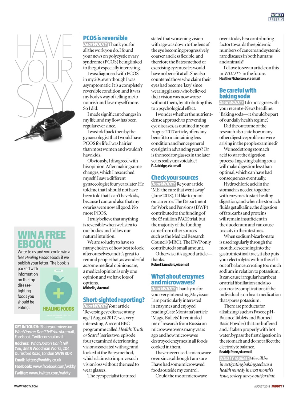 What Doctors Don't Tell You Preview Pages