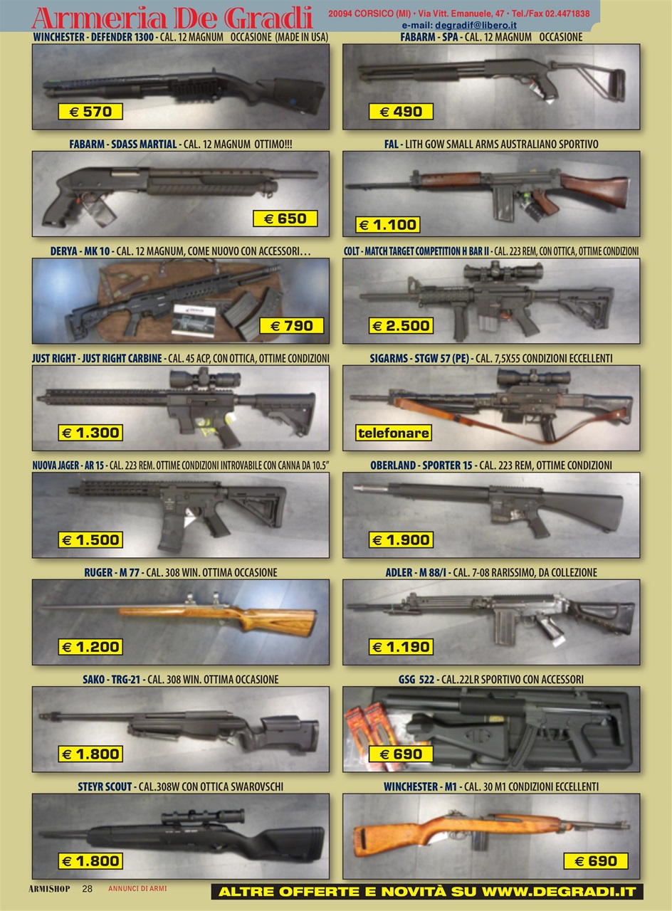 ARMI SHOP Preview Pages