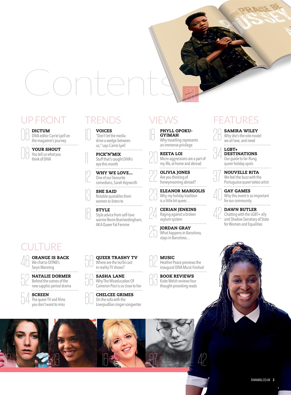 DIVA Magazine Preview Pages