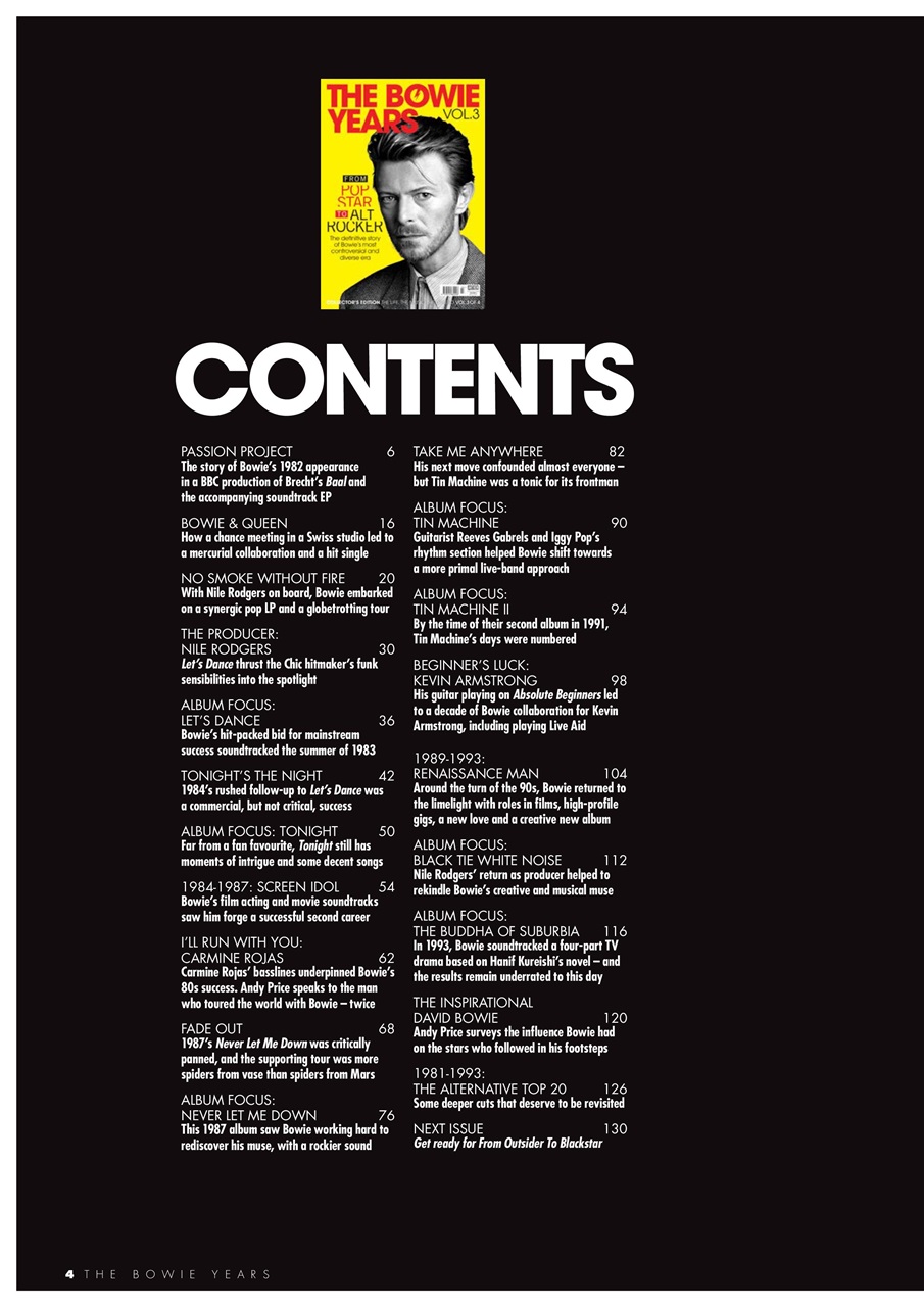 The Bowie Years Preview Pages