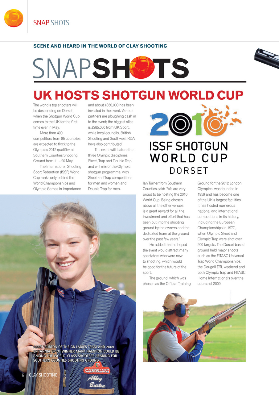 Clay Shooting Preview Pages