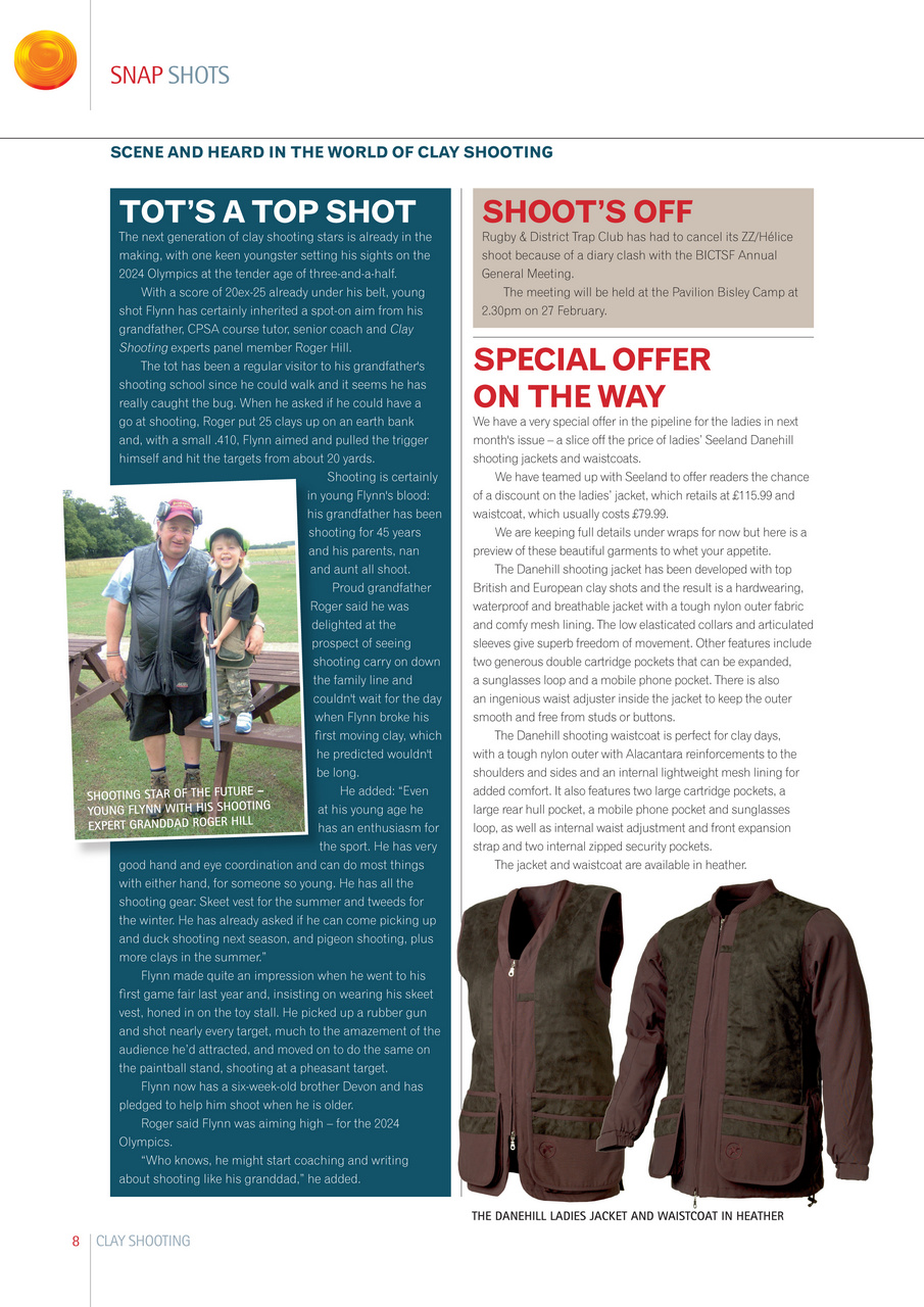 Clay Shooting Preview Pages