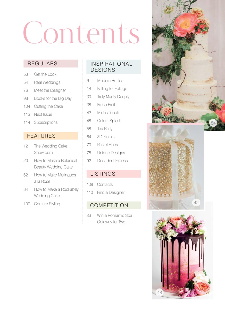 Wedding Cakes Preview Pages