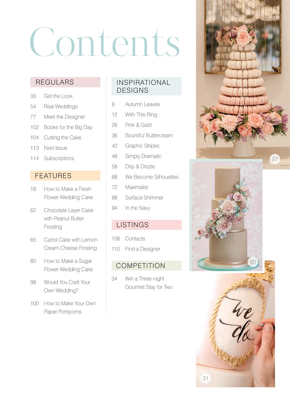 Wedding Cakes Preview Pages