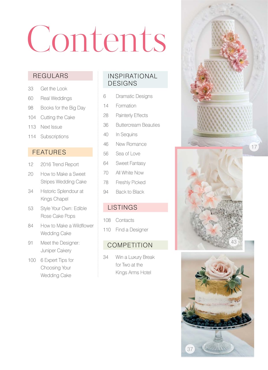 Wedding Cakes Preview Pages
