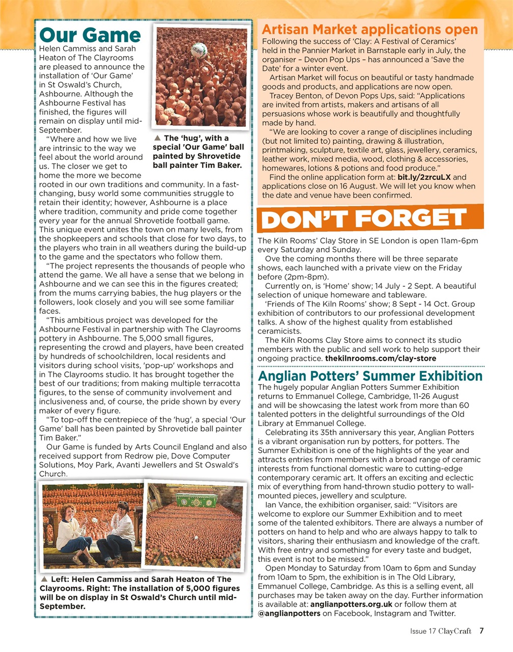 ClayCraft Preview Pages