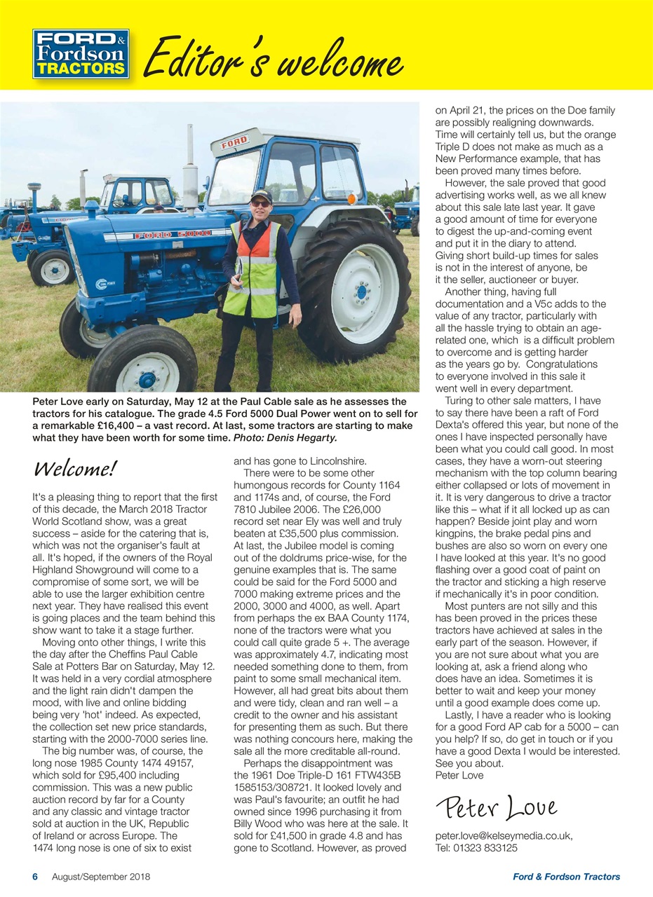 Ford & Fordson Preview Pages