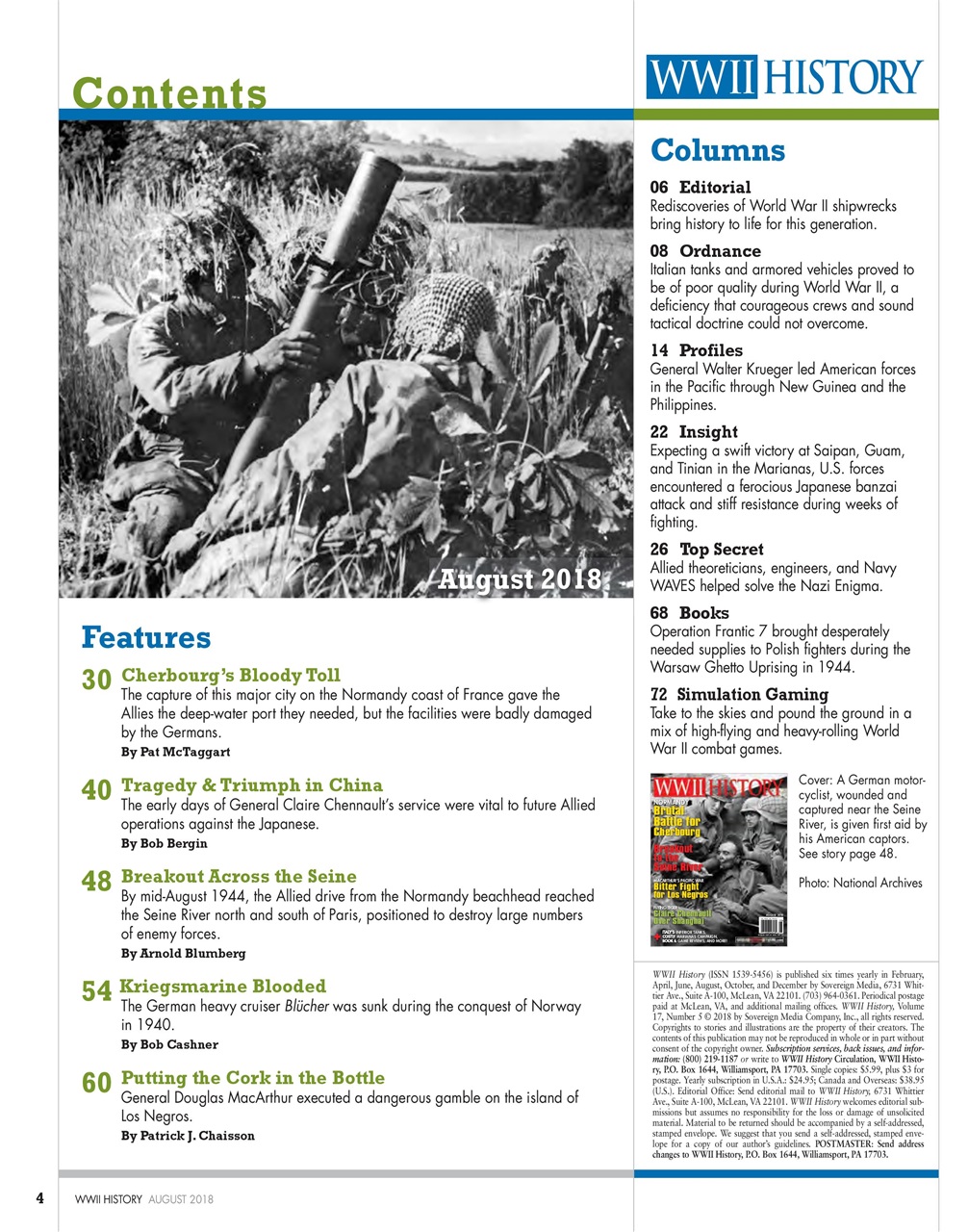 WW2 History Magazine Preview Pages