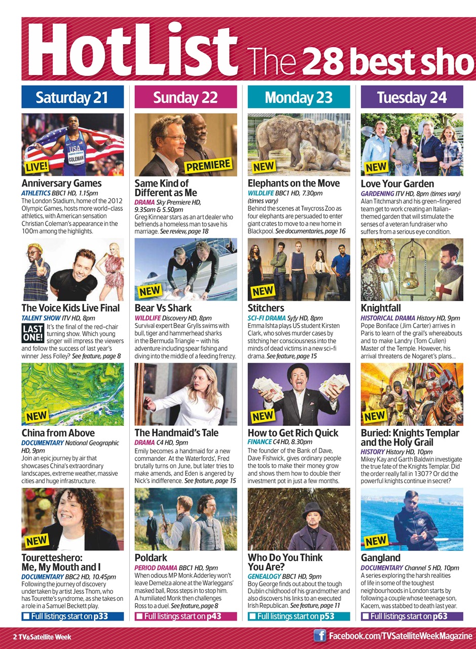 TV & Satellite Week Preview Pages