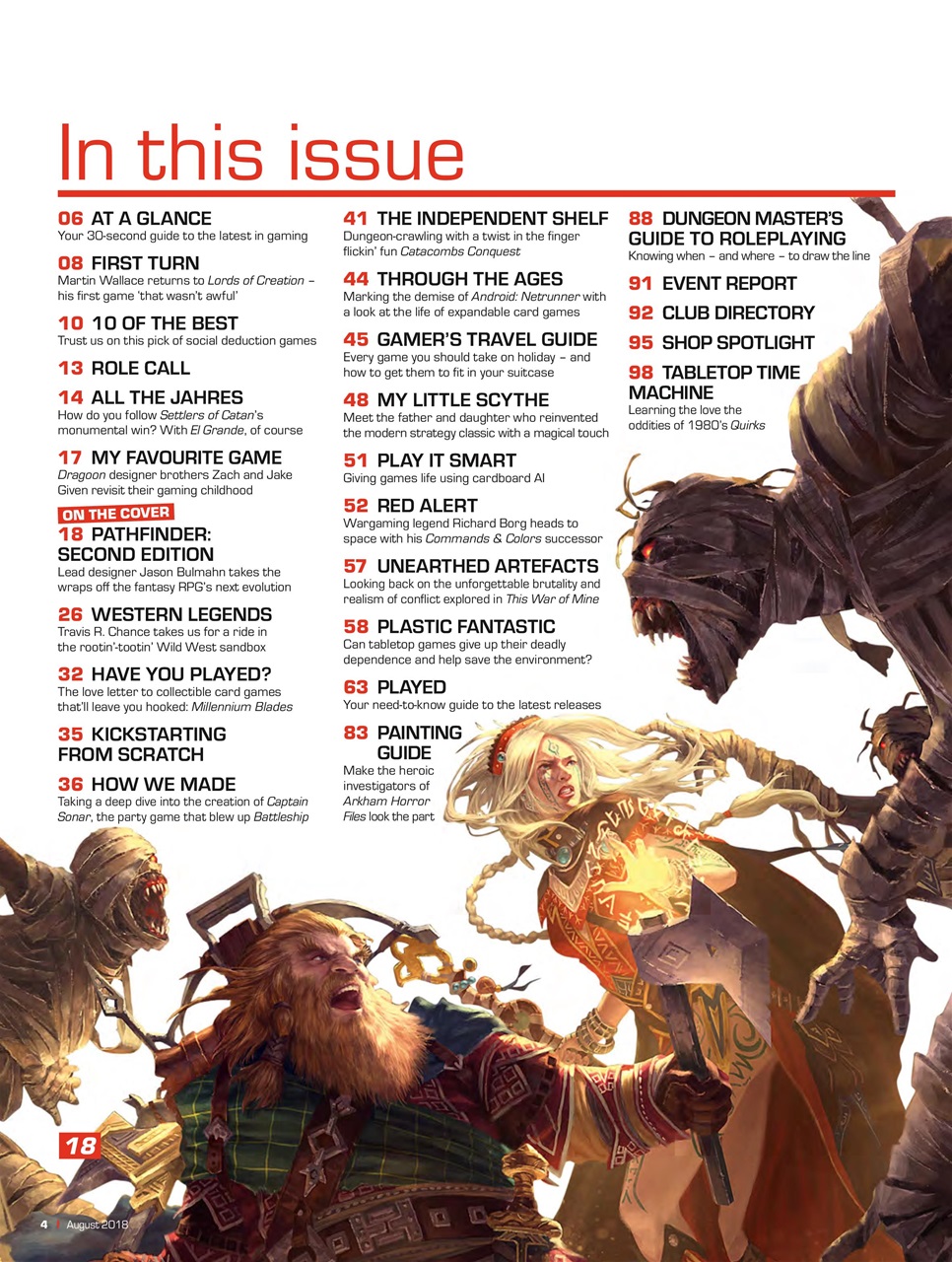 Tabletop Gaming Preview Pages