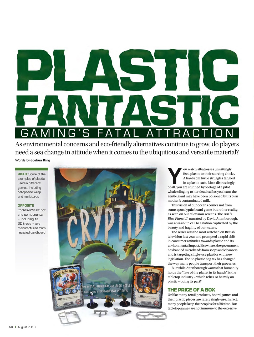 Tabletop Gaming Preview Pages