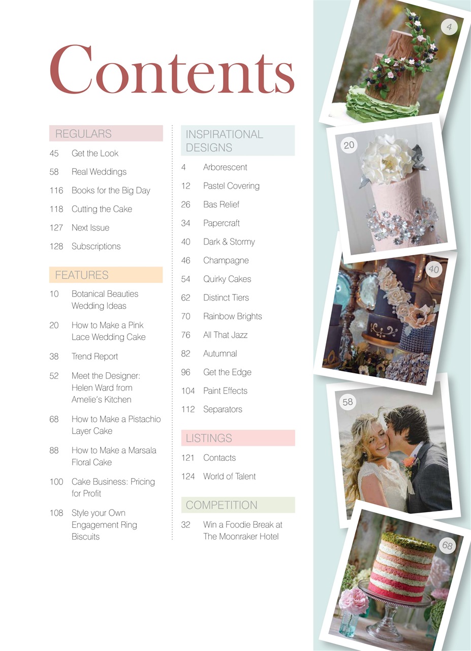 Wedding Cakes Preview Pages