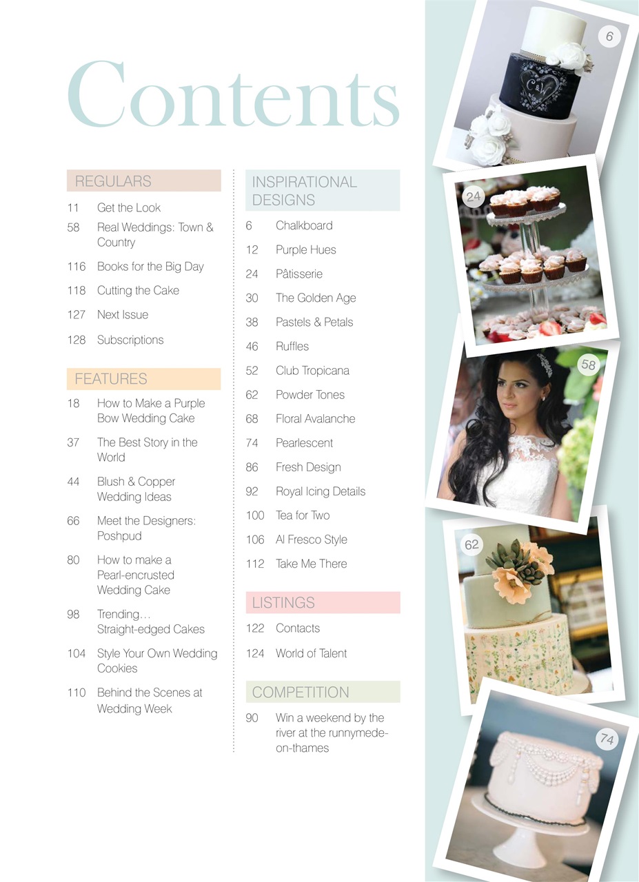 Wedding Cakes Preview Pages