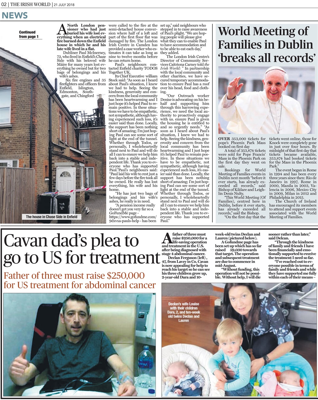 Irish World Preview Pages