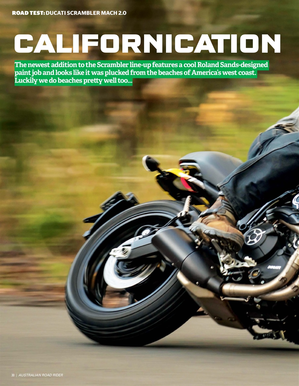 Australian Road Rider Preview Pages