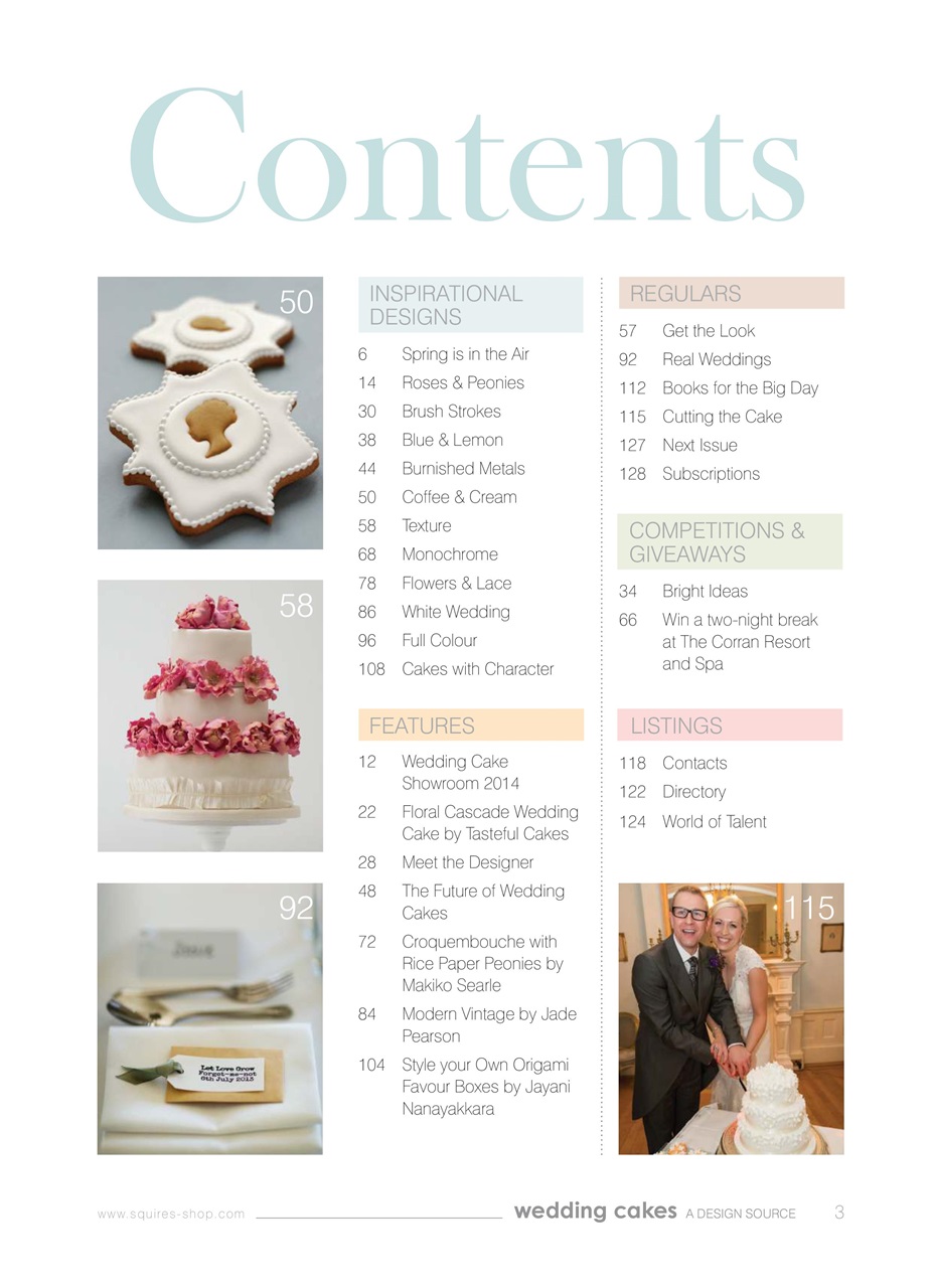 Wedding Cakes Preview Pages