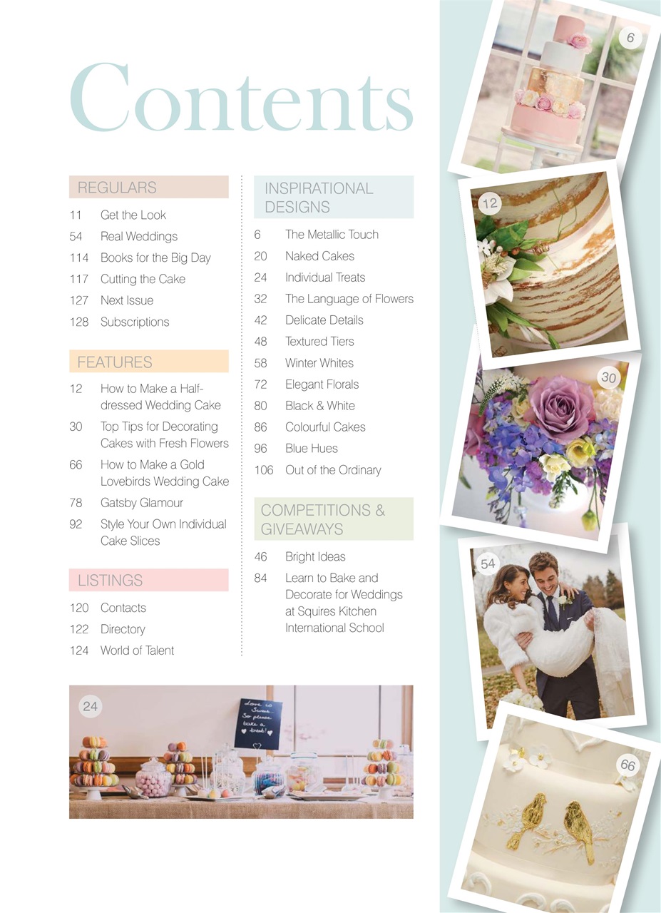 Wedding Cakes Preview Pages