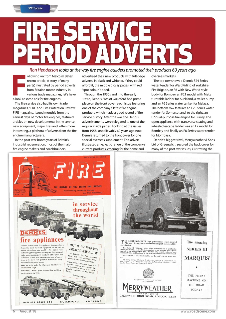 Vintage Roadscene Preview Pages