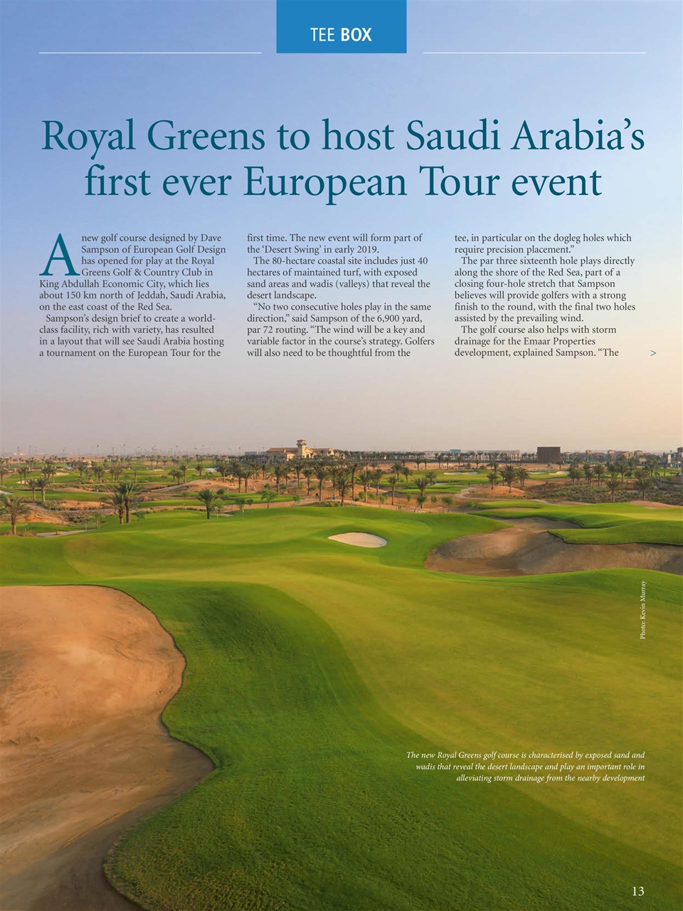 Golf Course Architecture Preview Pages