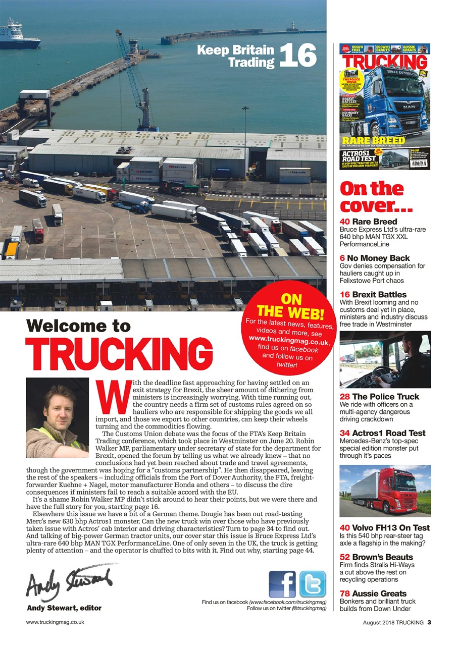 Trucking Magazine Preview Pages