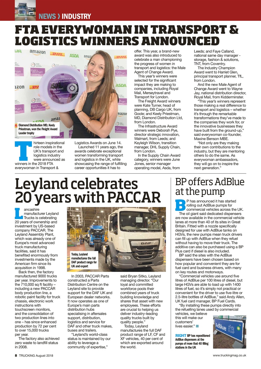 Trucking Magazine Preview Pages