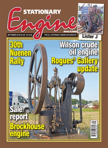 Stationary Engine issue September 2018
