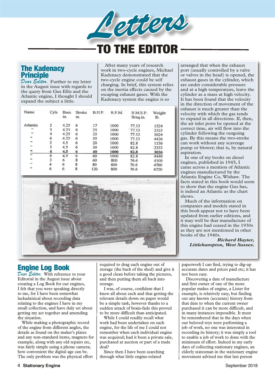 Stationary Engine Preview Pages