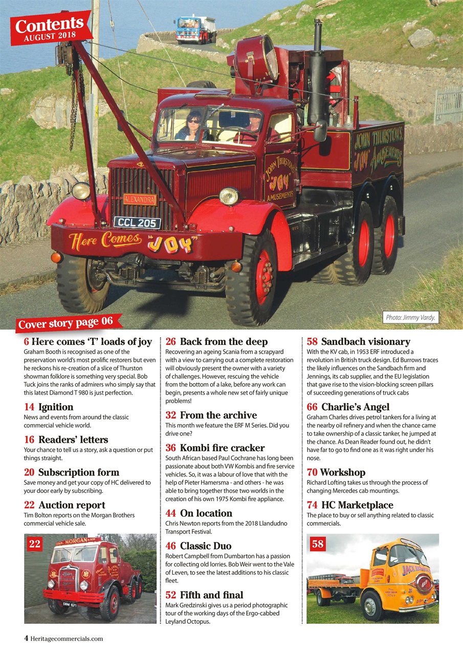 Heritage Commercials Magazine Preview Pages