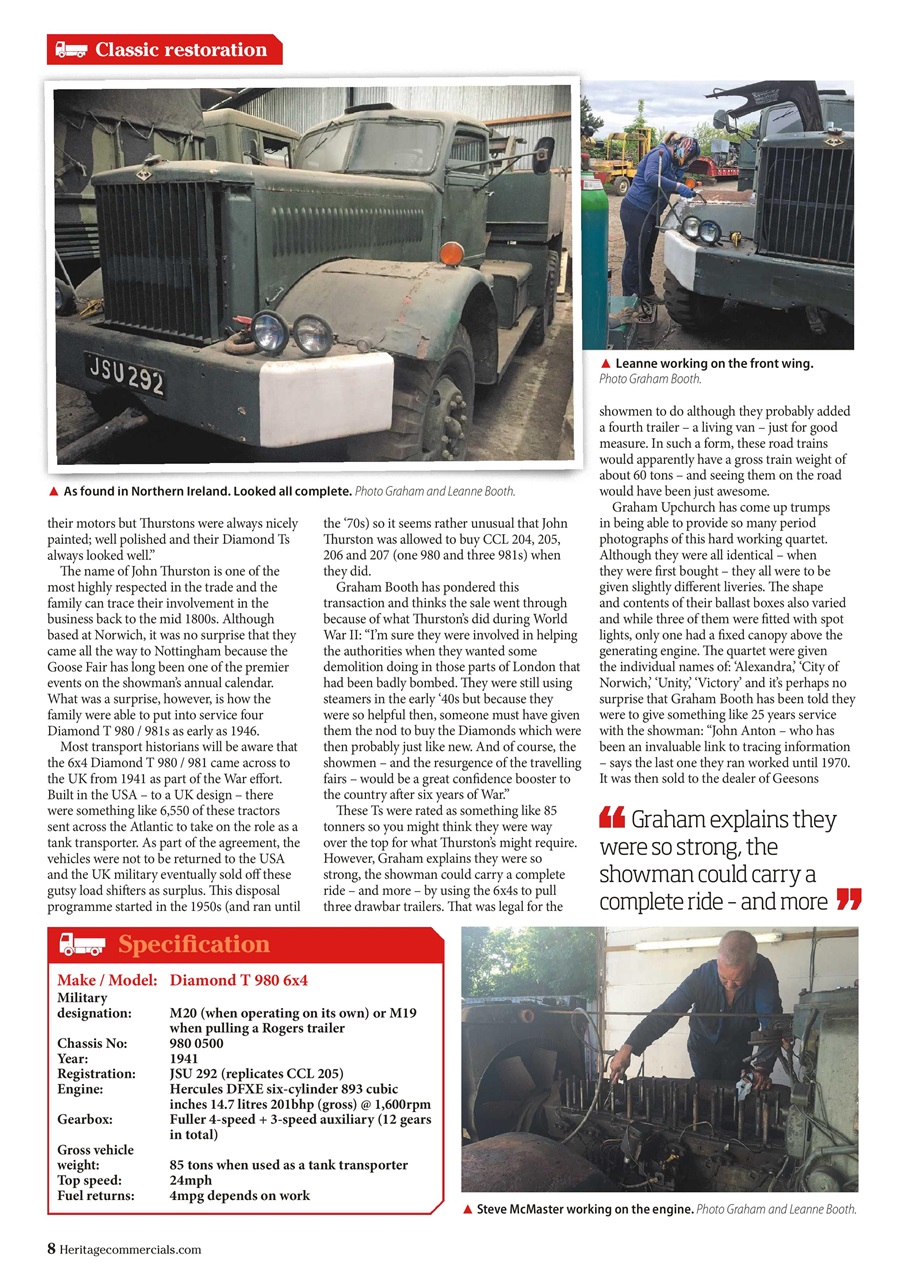 Heritage Commercials Magazine Preview Pages