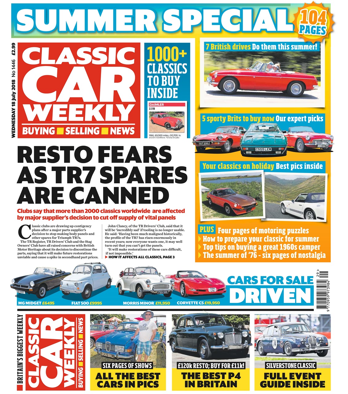 Classic Car Weekly Preview Pages