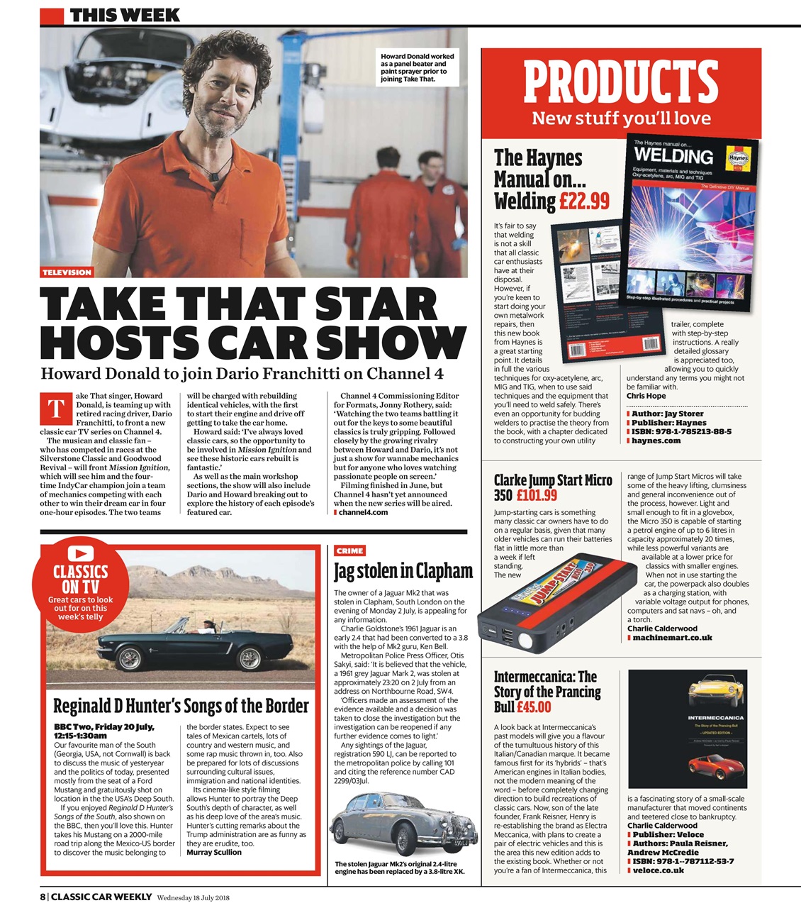 Classic Car Weekly Preview Pages