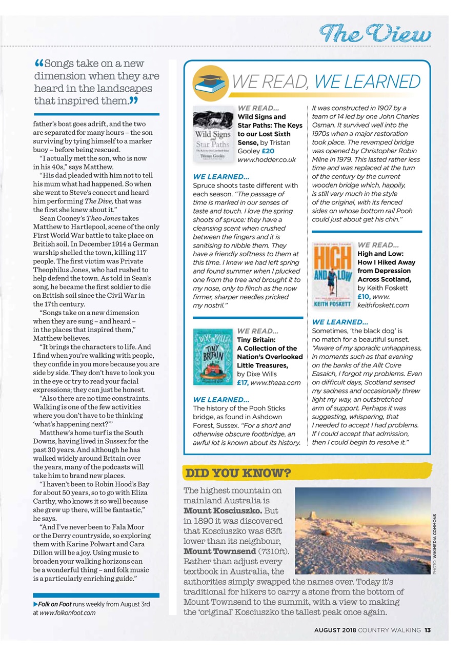 Country Walking Preview Pages