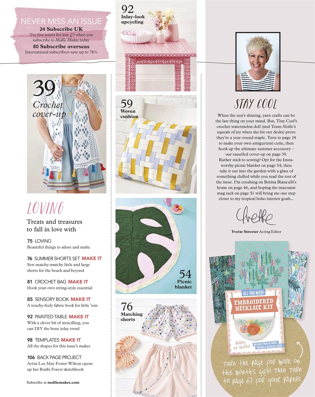 Mollie magazine Preview Pages