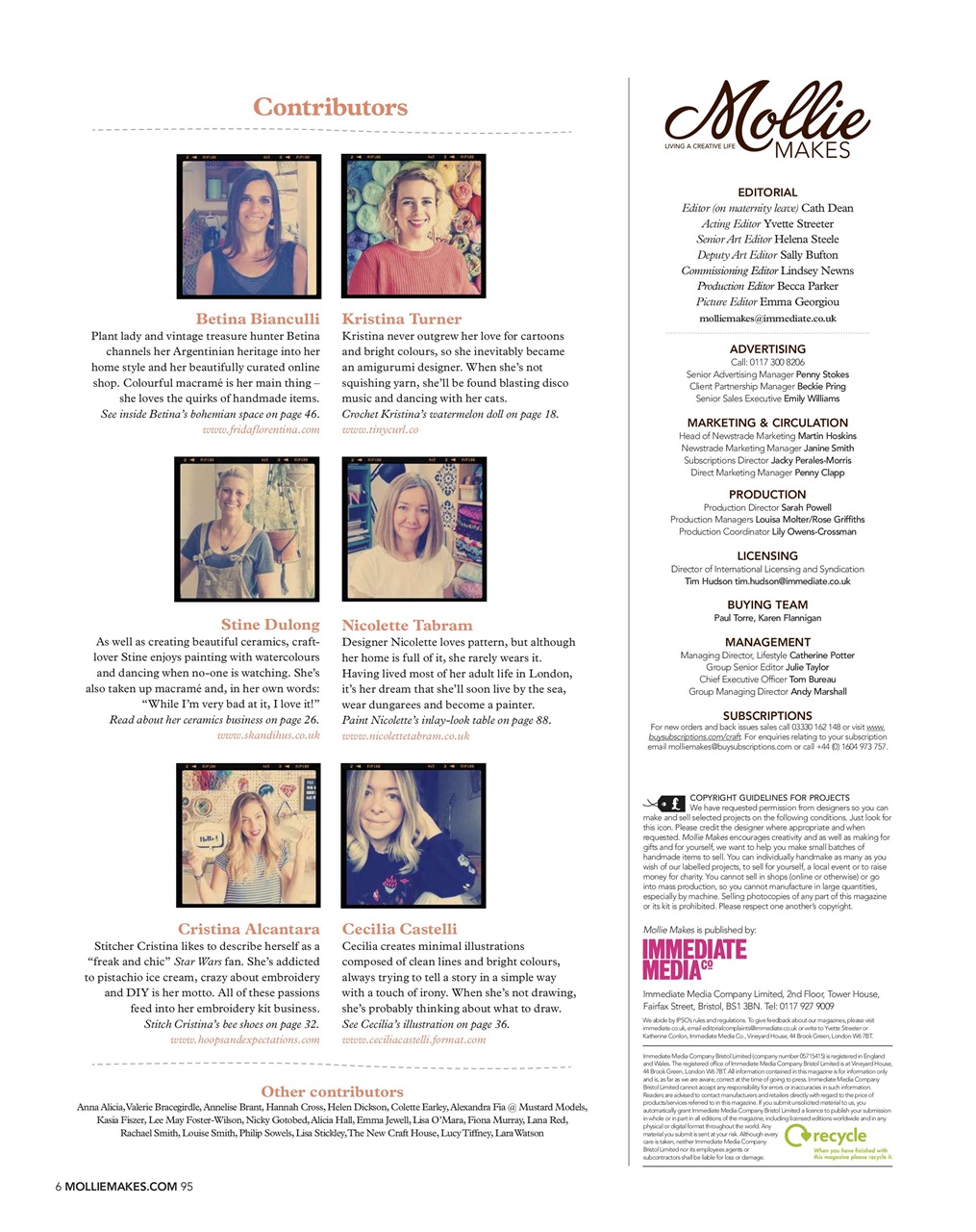 Mollie magazine Preview Pages